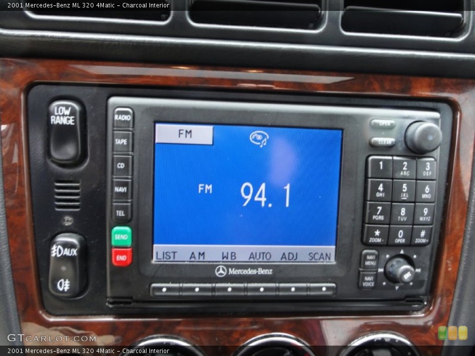 Charcoal Interior Controls for the 2001 Mercedes-Benz ML 320 4Matic #52217203
