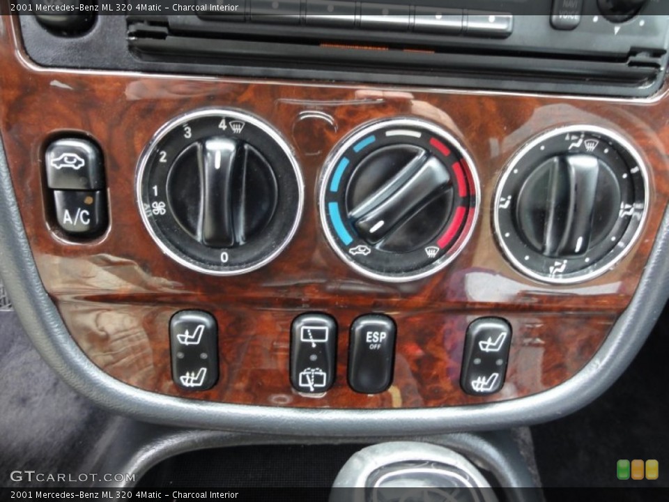 Charcoal Interior Controls for the 2001 Mercedes-Benz ML 320 4Matic #52217218