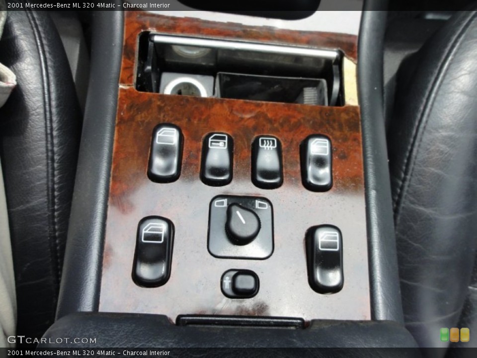 Charcoal Interior Controls for the 2001 Mercedes-Benz ML 320 4Matic #52217248
