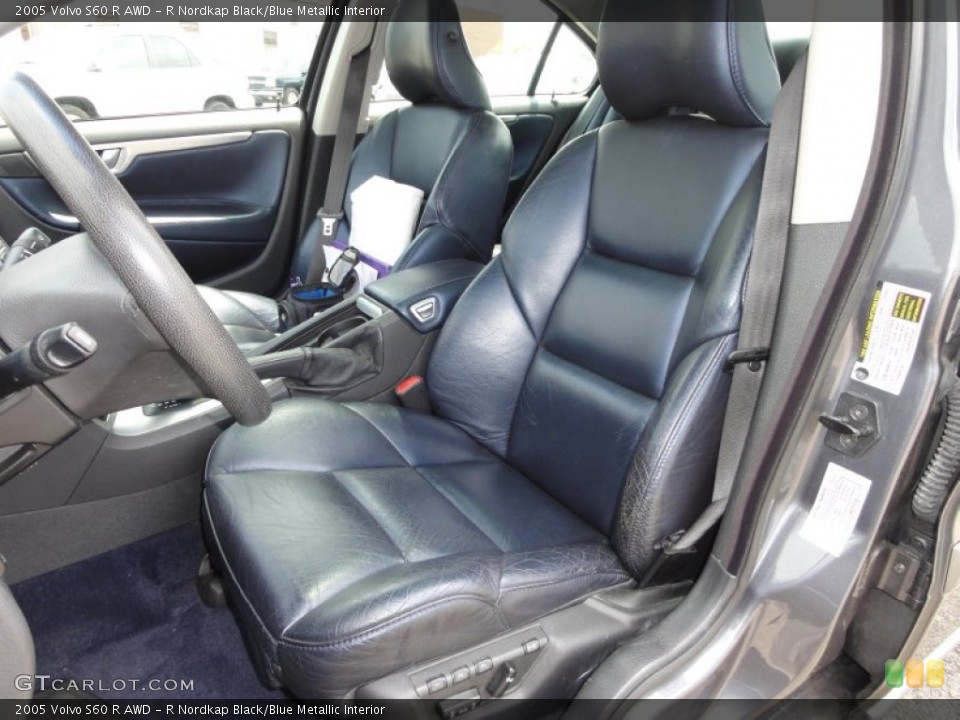 R Nordkap Black/Blue Metallic Interior Photo for the 2005 Volvo S60 R AWD #52217584