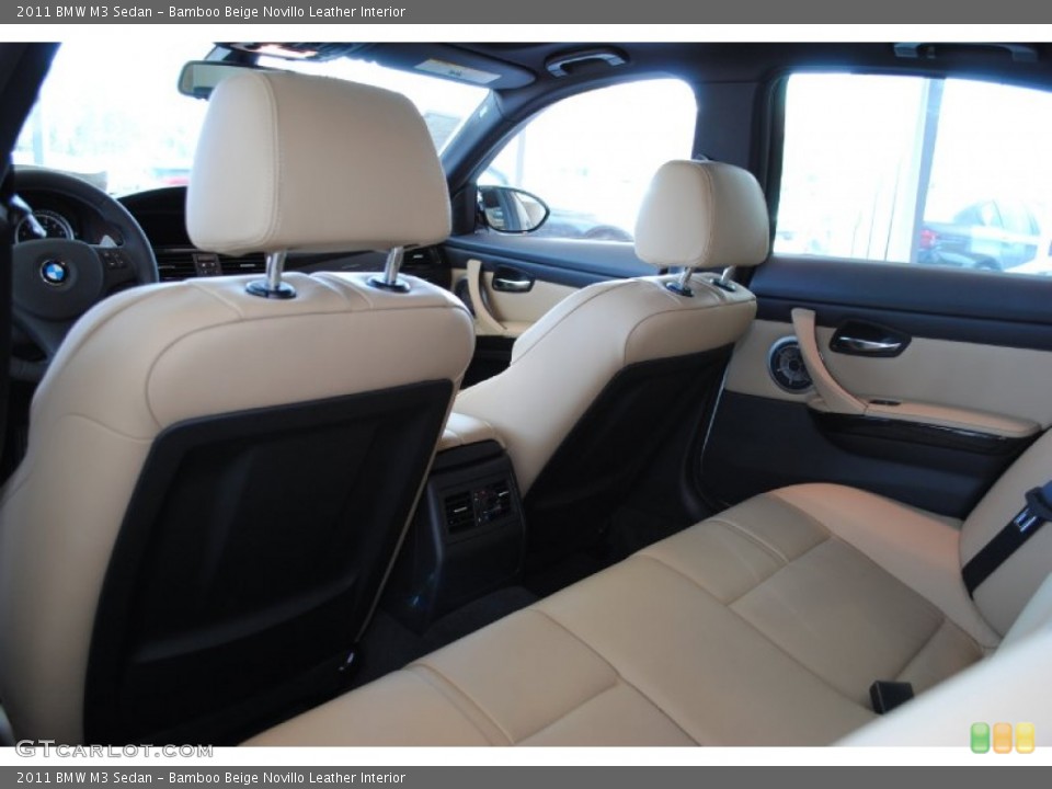 Bamboo Beige Novillo Leather Interior Photo for the 2011 BMW M3 Sedan #52217614