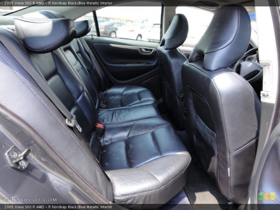 R Nordkap Black/Blue Metallic Interior Photo for the 2005 Volvo S60 R AWD #52217707