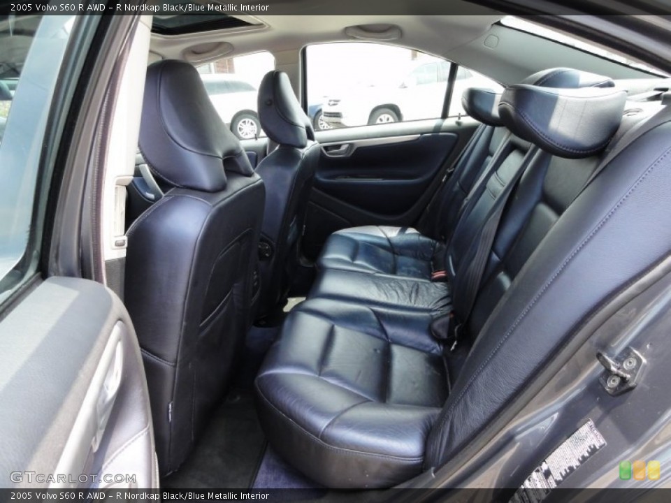 R Nordkap Black/Blue Metallic Interior Photo for the 2005 Volvo S60 R AWD #52217752