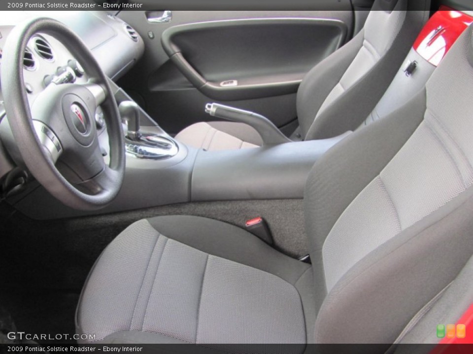Ebony Interior Photo for the 2009 Pontiac Solstice Roadster #52217998