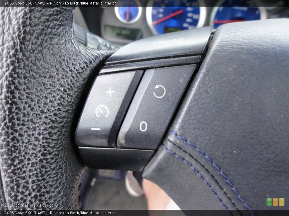 R Nordkap Black/Blue Metallic Interior Controls for the 2005 Volvo S60 R AWD #52218144