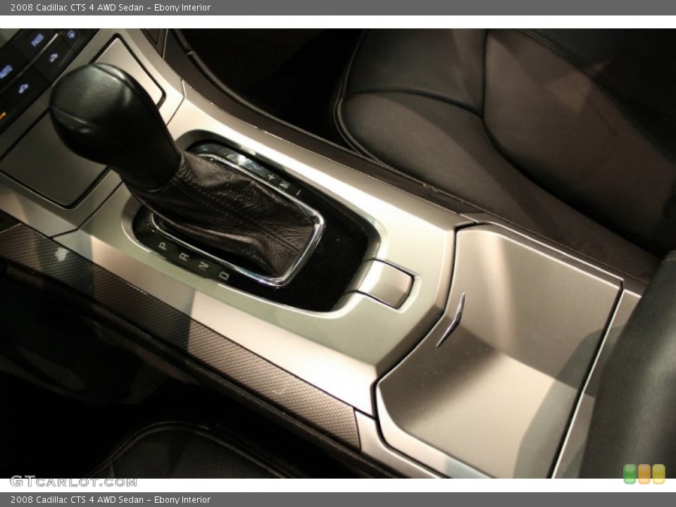 Ebony Interior Transmission for the 2008 Cadillac CTS 4 AWD Sedan #52219789