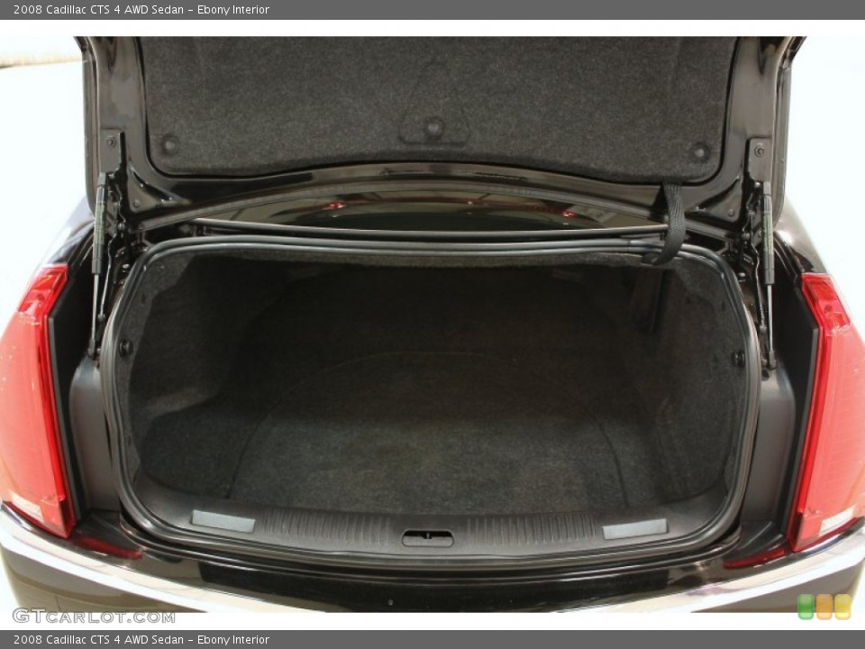 Ebony Interior Trunk for the 2008 Cadillac CTS 4 AWD Sedan #52219912