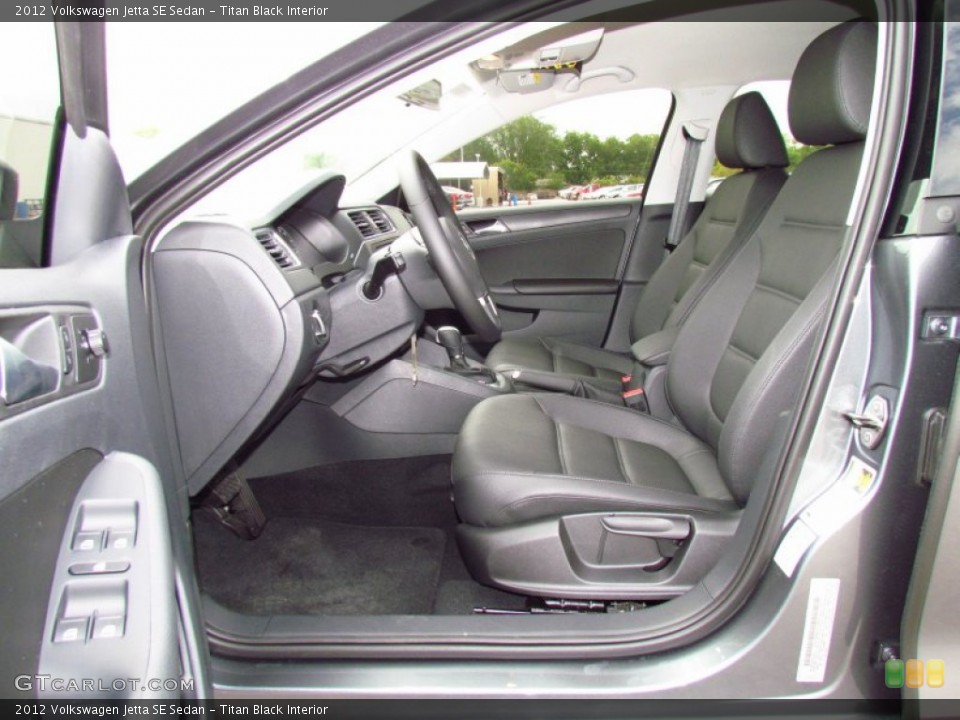 Titan Black Interior Photo for the 2012 Volkswagen Jetta SE Sedan #52219971