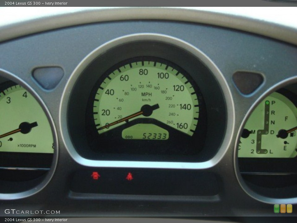 Ivory Interior Gauges for the 2004 Lexus GS 300 #52220770