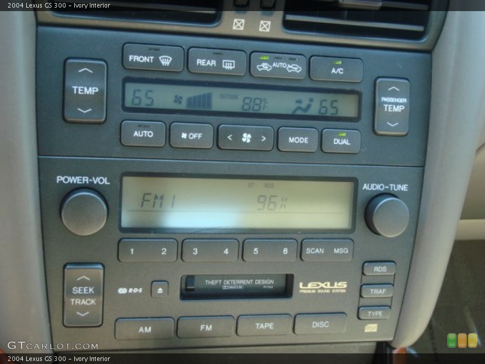 Ivory Interior Controls for the 2004 Lexus GS 300 #52220785