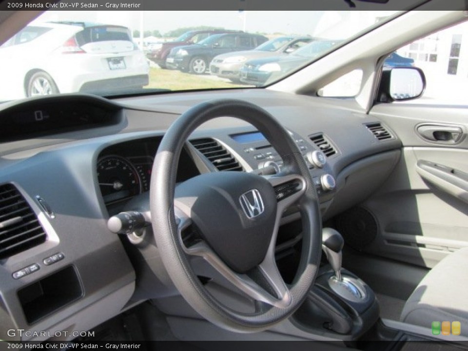 Gray Interior Photo for the 2009 Honda Civic DX-VP Sedan #52220914