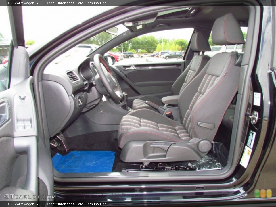 Interlagos Plaid Cloth Interior Photo for the 2012 Volkswagen GTI 2 Door #52220974