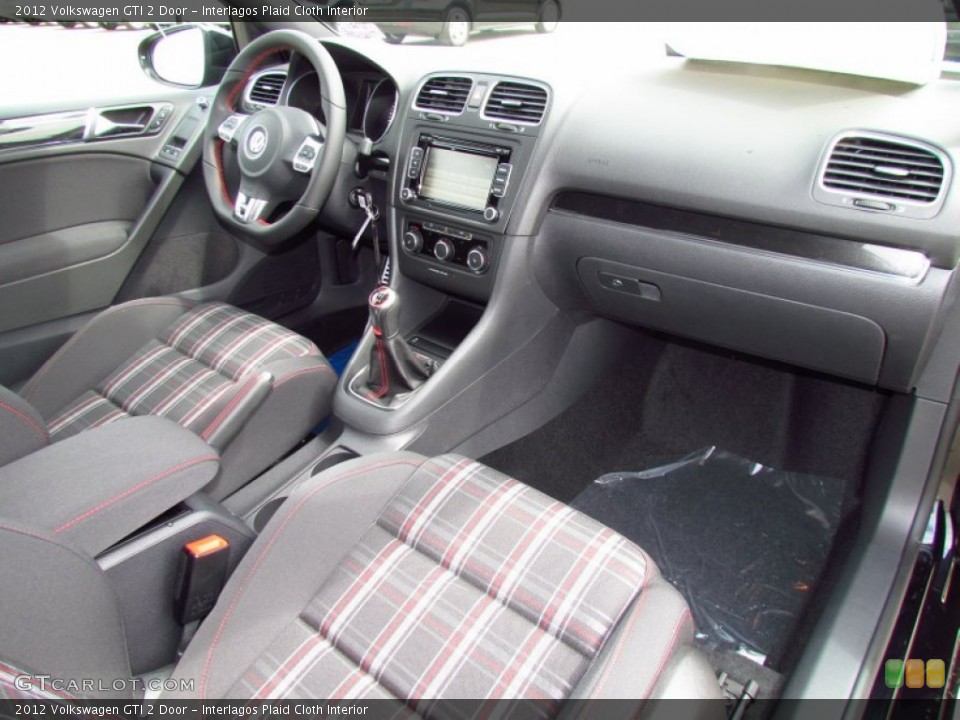 Interlagos Plaid Cloth Interior Photo for the 2012 Volkswagen GTI 2 Door #52221007