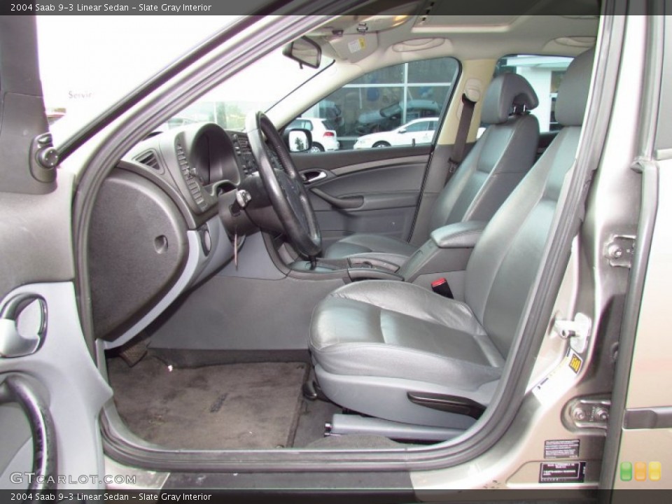 Slate Gray Interior Photo for the 2004 Saab 9-3 Linear Sedan #52222807