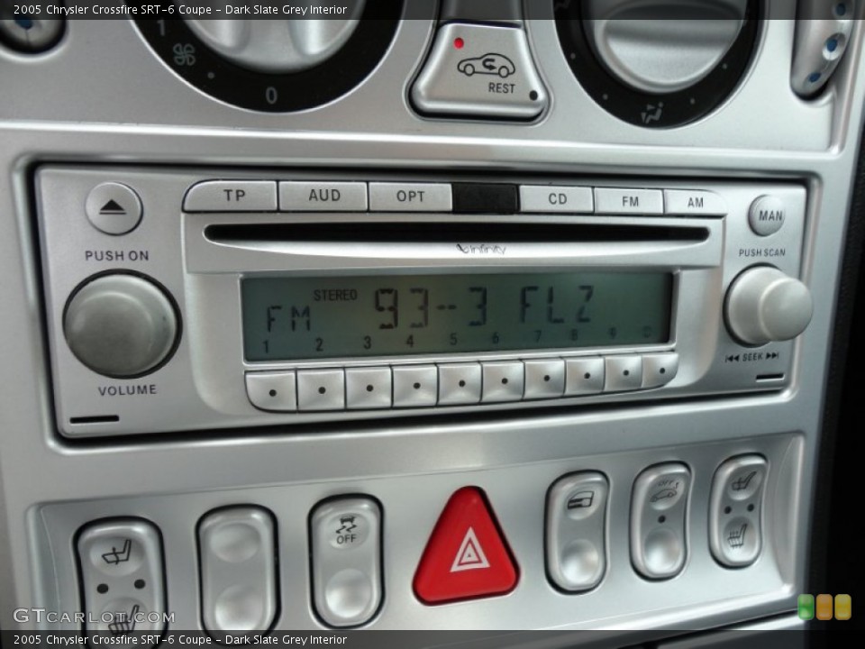 Dark Slate Grey Interior Controls for the 2005 Chrysler Crossfire SRT-6 Coupe #52222855
