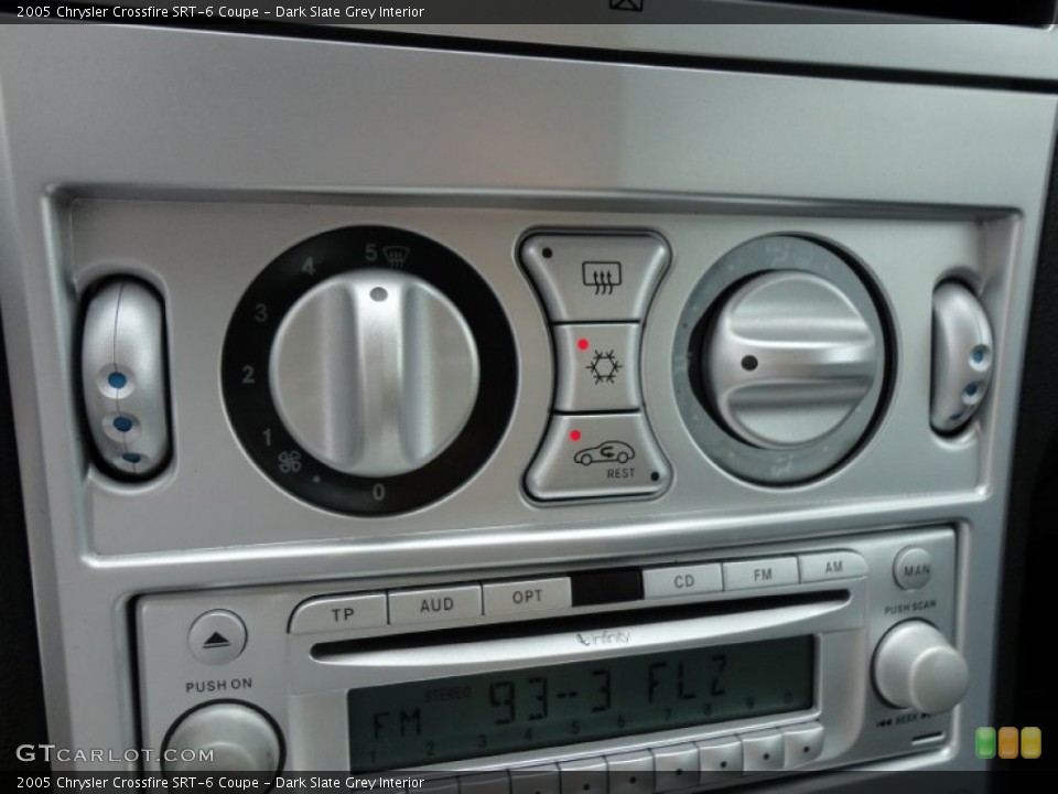 Dark Slate Grey Interior Controls for the 2005 Chrysler Crossfire SRT-6 Coupe #52222867