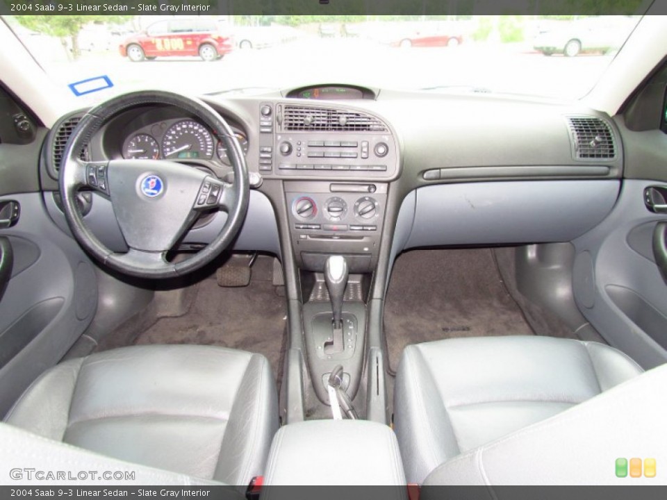 Slate Gray Interior Dashboard for the 2004 Saab 9-3 Linear Sedan #52222880