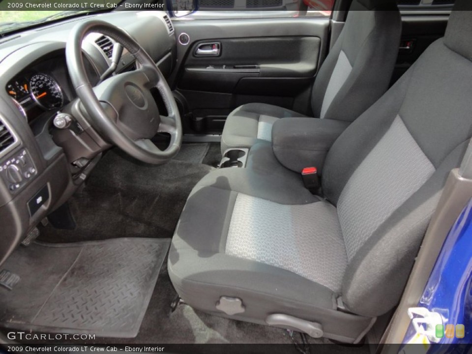 Ebony Interior Photo for the 2009 Chevrolet Colorado LT Crew Cab #52222969