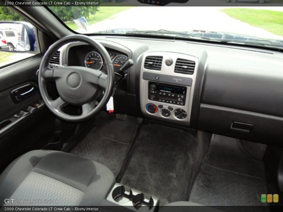 Ebony Interior Dashboard for the 2009 Chevrolet Colorado LT Crew Cab #52223116