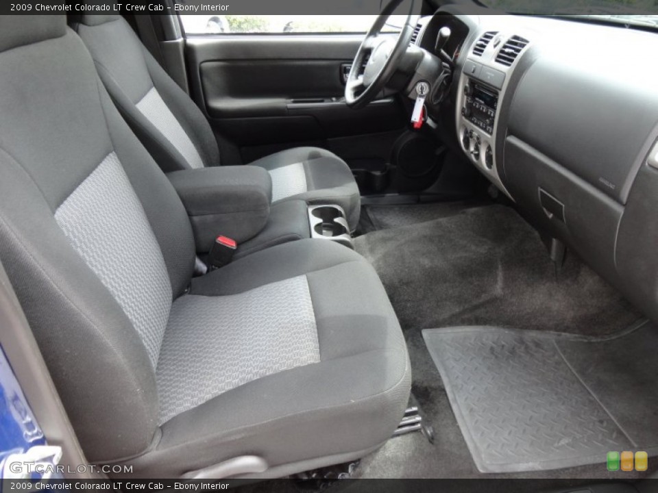 Ebony Interior Photo for the 2009 Chevrolet Colorado LT Crew Cab #52223143