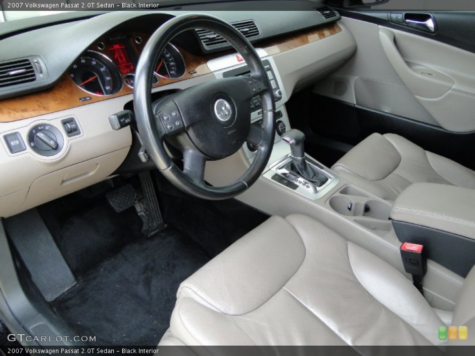 Black Interior Photo for the 2007 Volkswagen Passat 2.0T Sedan #52223732