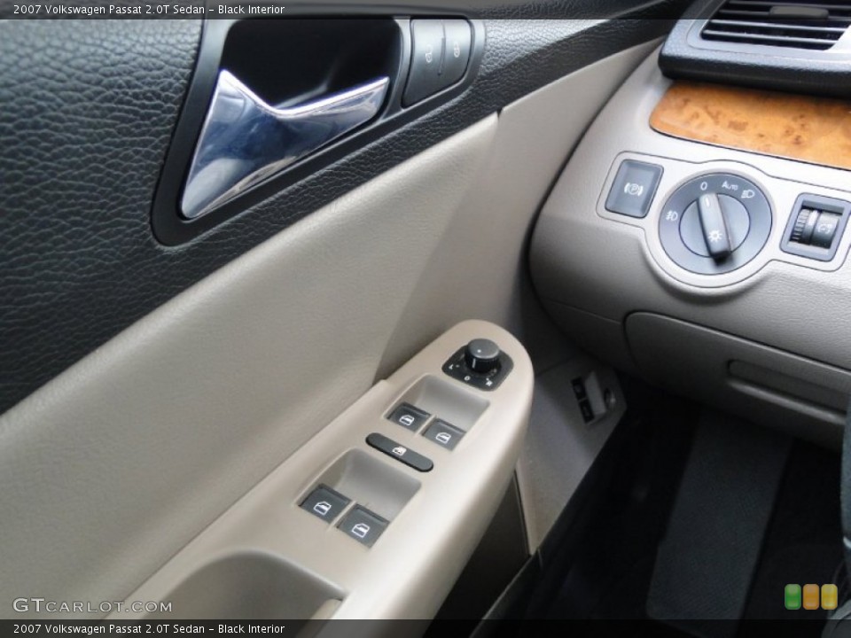 Black Interior Controls for the 2007 Volkswagen Passat 2.0T Sedan #52223788