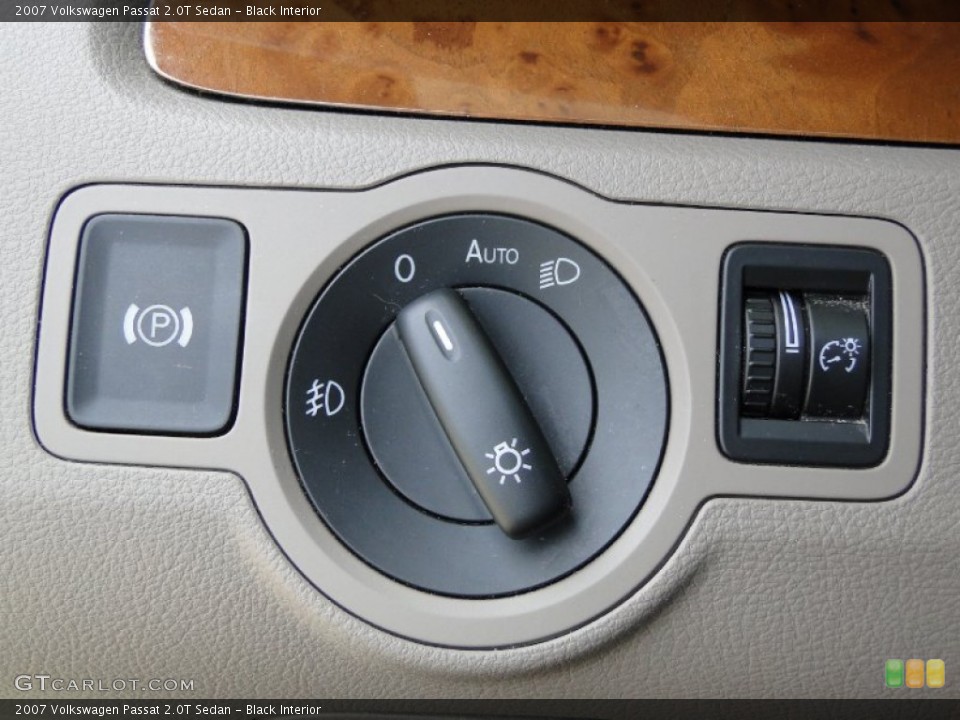 Black Interior Controls for the 2007 Volkswagen Passat 2.0T Sedan #52223803