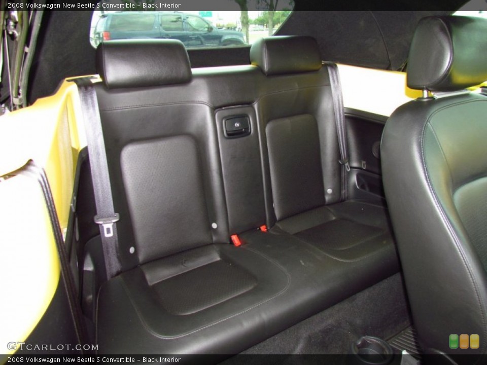 Black Interior Photo for the 2008 Volkswagen New Beetle S Convertible #52223836