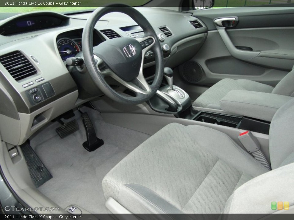 Gray Interior Photo for the 2011 Honda Civic LX Coupe #52224856