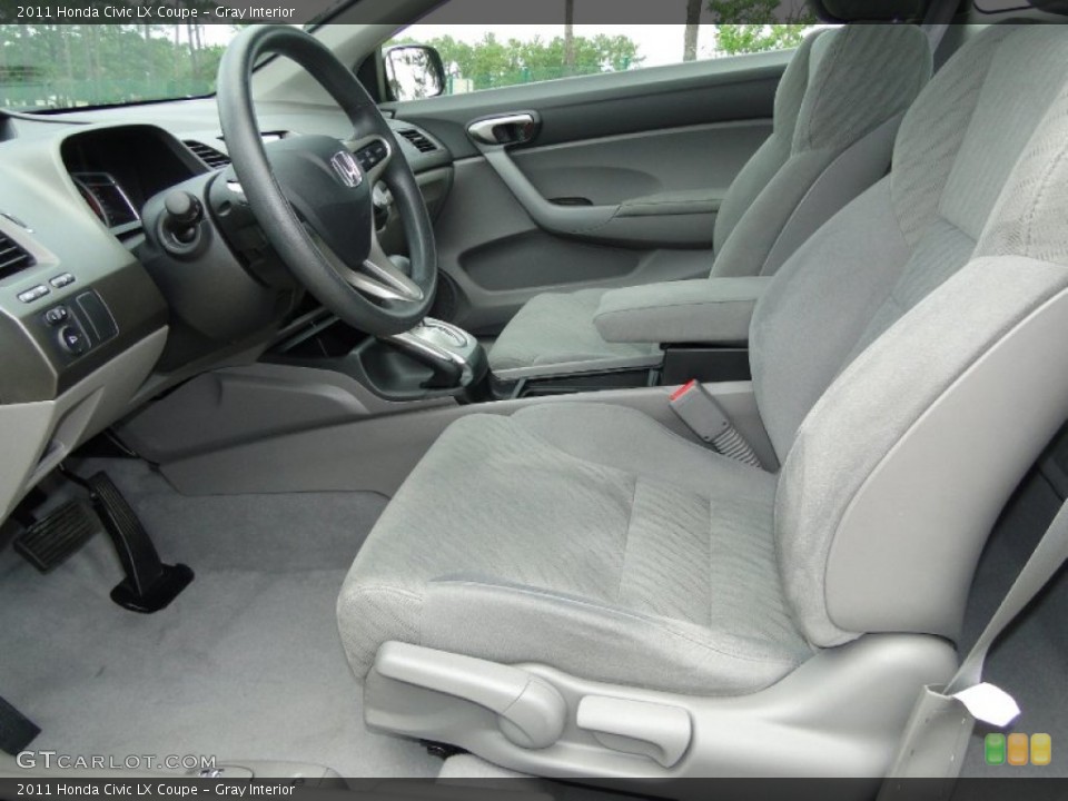 Gray Interior Photo for the 2011 Honda Civic LX Coupe #52224892