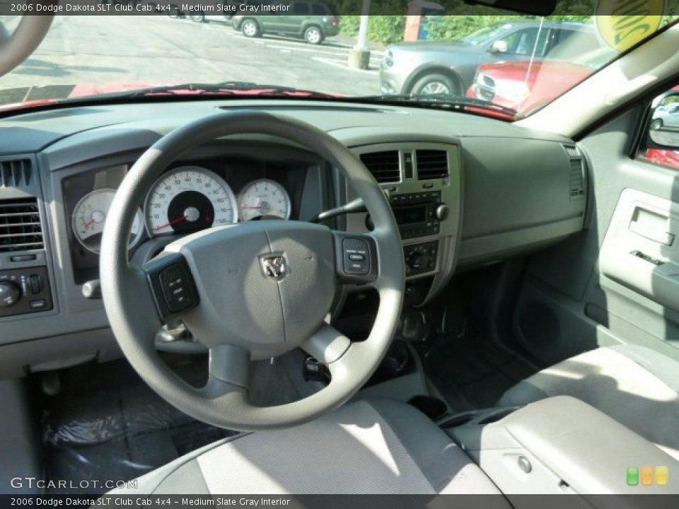 Medium Slate Gray Interior Prime Interior for the 2006 Dodge Dakota SLT Club Cab 4x4 #52227919
