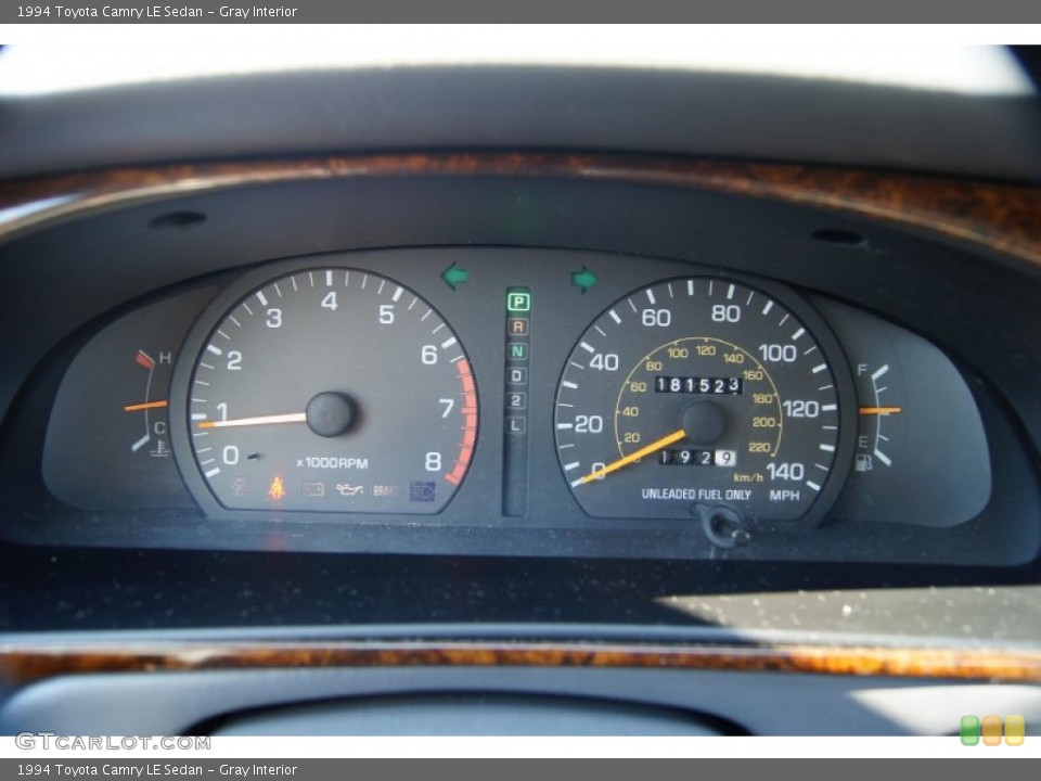 Gray 1994 Toyota Camry Interiors