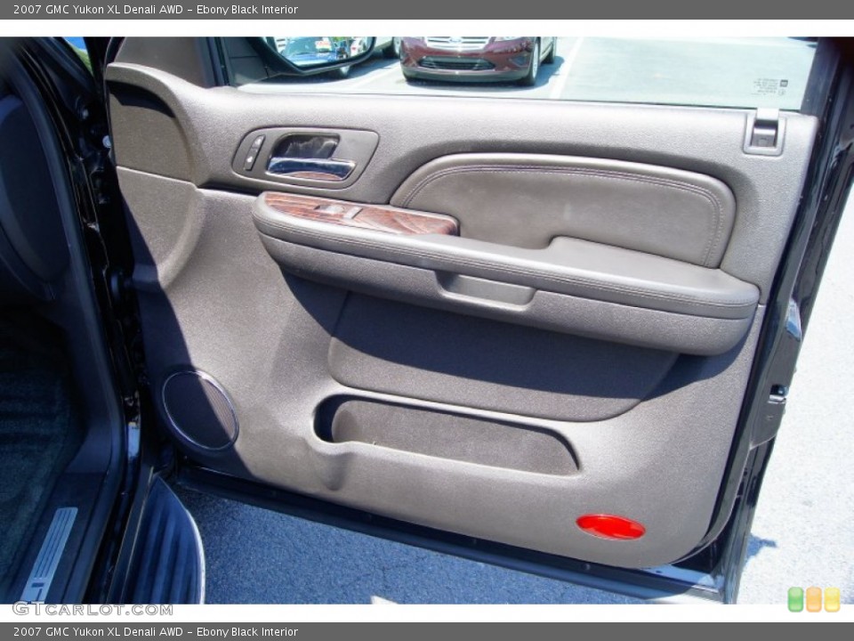 Ebony Black Interior Door Panel for the 2007 GMC Yukon XL Denali AWD #52229623