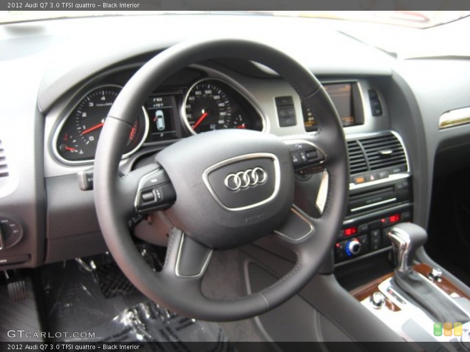 Black Interior Steering Wheel for the 2012 Audi Q7 3.0 TFSI quattro #52232098