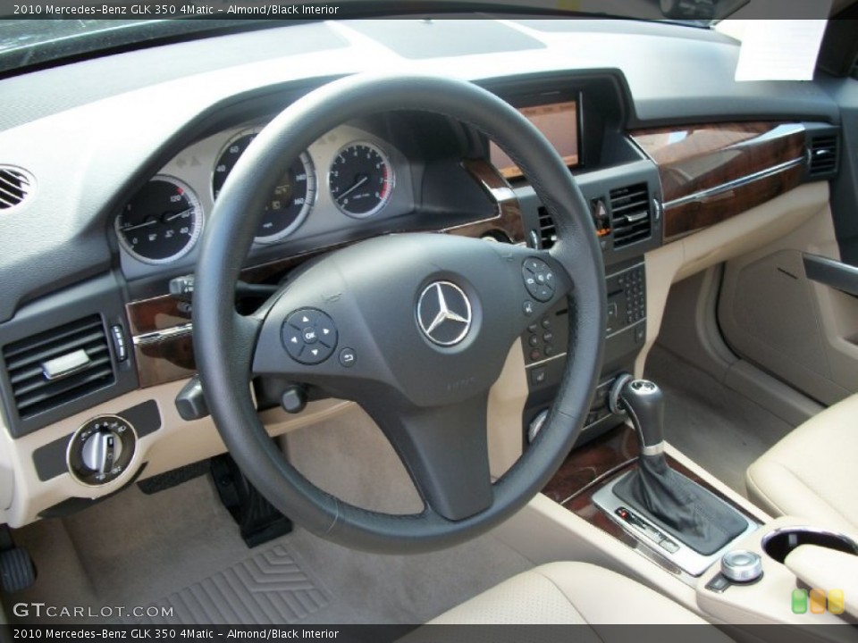 Almond/Black Interior Dashboard for the 2010 Mercedes-Benz GLK 350 4Matic #52232668