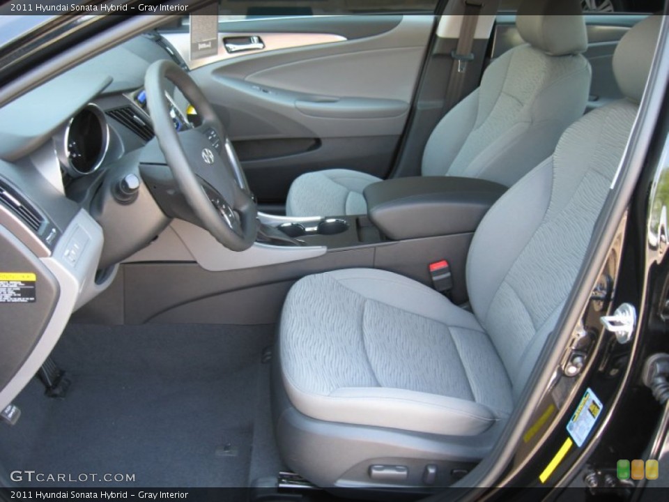 Gray Interior Photo for the 2011 Hyundai Sonata Hybrid #52234675