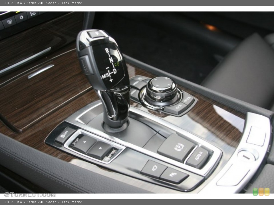 Black Interior Transmission for the 2012 BMW 7 Series 740i Sedan #52235125