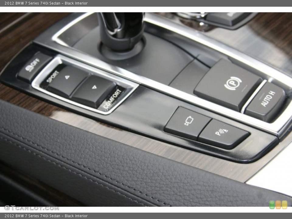 Black Interior Controls for the 2012 BMW 7 Series 740i Sedan #52235140