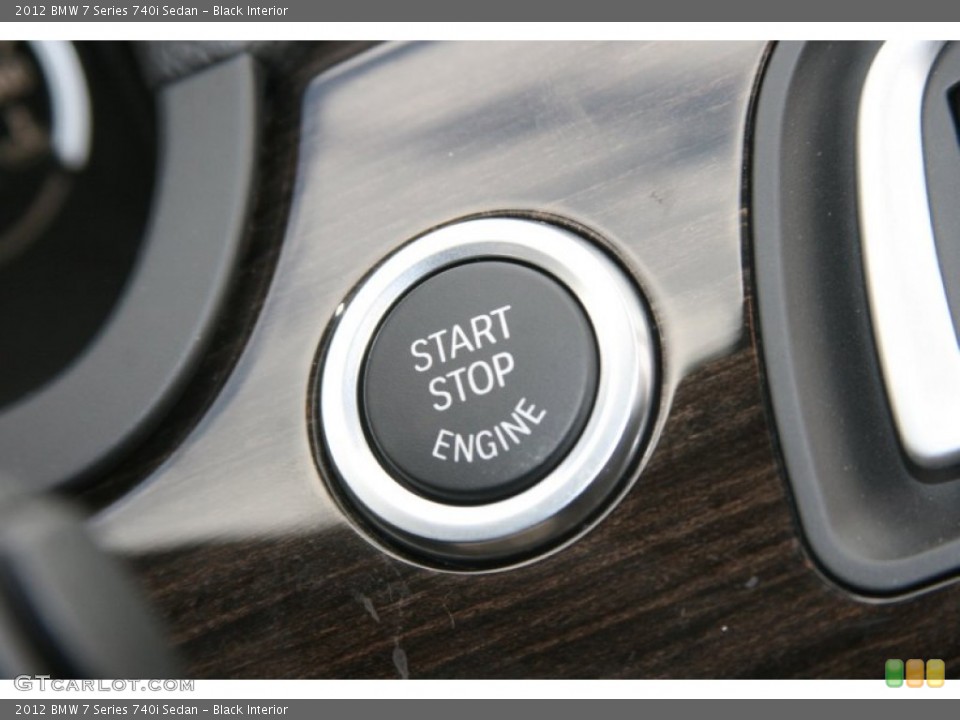 Black Interior Controls for the 2012 BMW 7 Series 740i Sedan #52235173