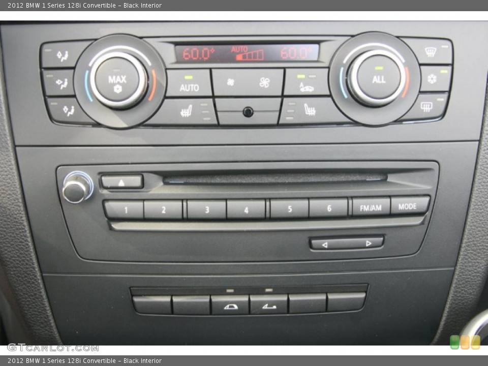 Black Interior Controls for the 2012 BMW 1 Series 128i Convertible #52235587