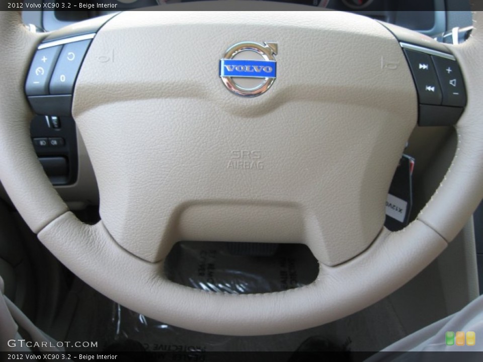 Beige Interior Steering Wheel for the 2012 Volvo XC90 3.2 #52236208