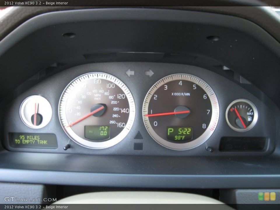 Beige Interior Gauges for the 2012 Volvo XC90 3.2 #52236220
