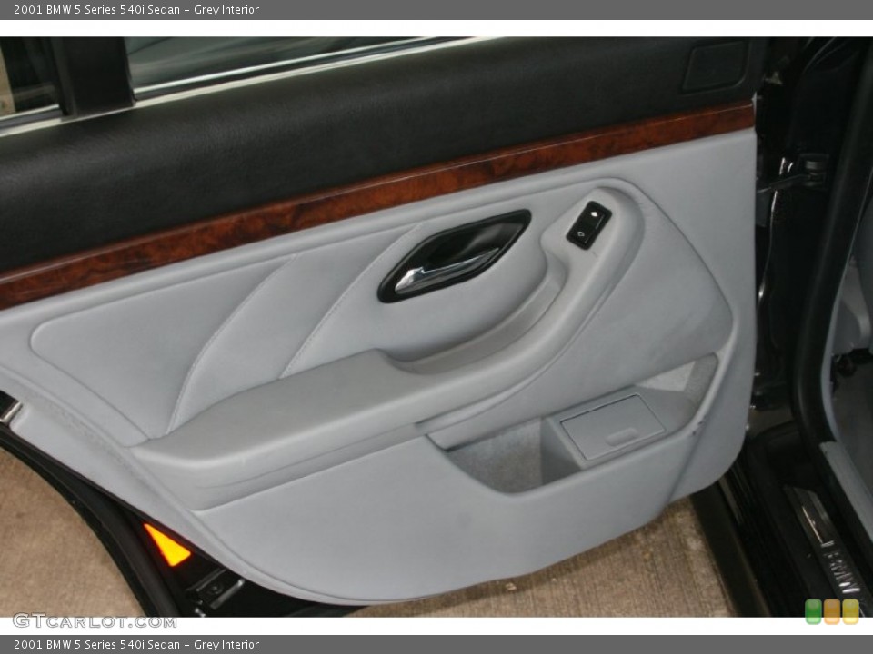 Grey Interior Door Panel for the 2001 BMW 5 Series 540i Sedan #52237189