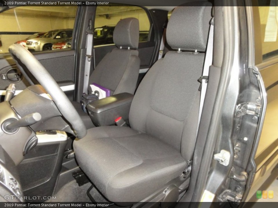 Ebony Interior Photo for the 2009 Pontiac Torrent  #52239910