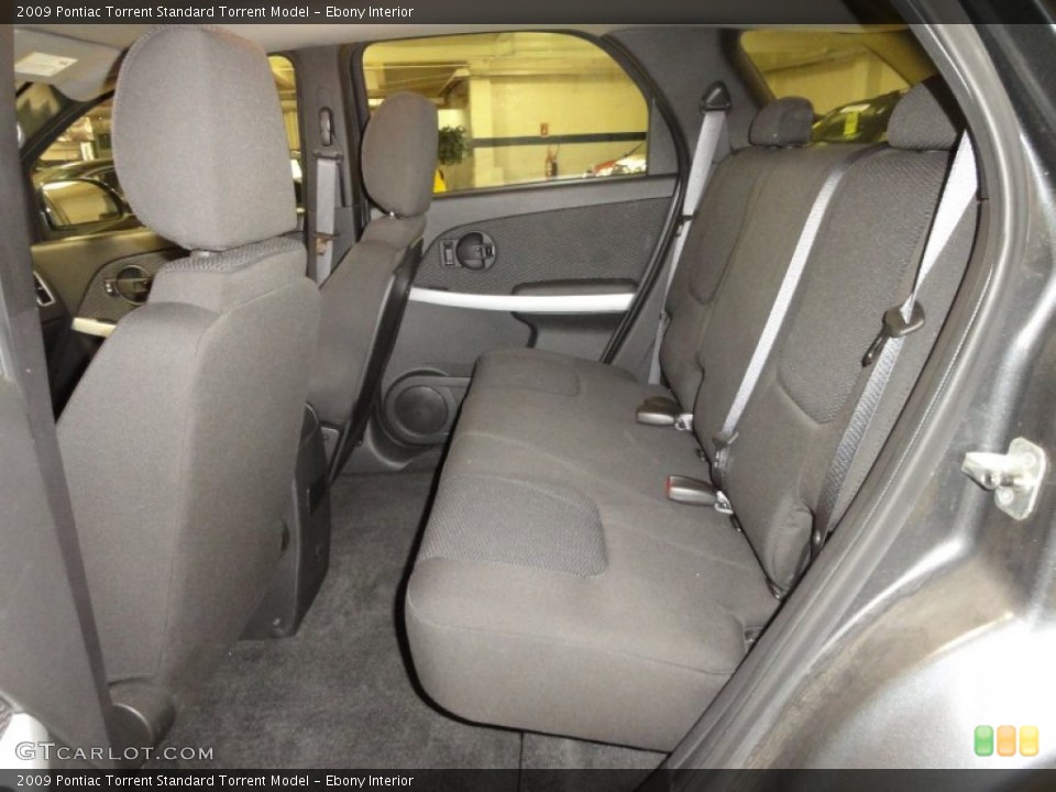 Ebony Interior Photo for the 2009 Pontiac Torrent  #52239988