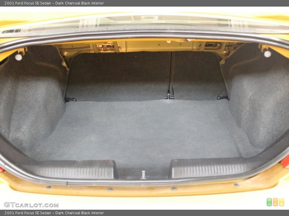 Dark Charcoal Black Interior Trunk for the 2001 Ford Focus SE Sedan #52240543