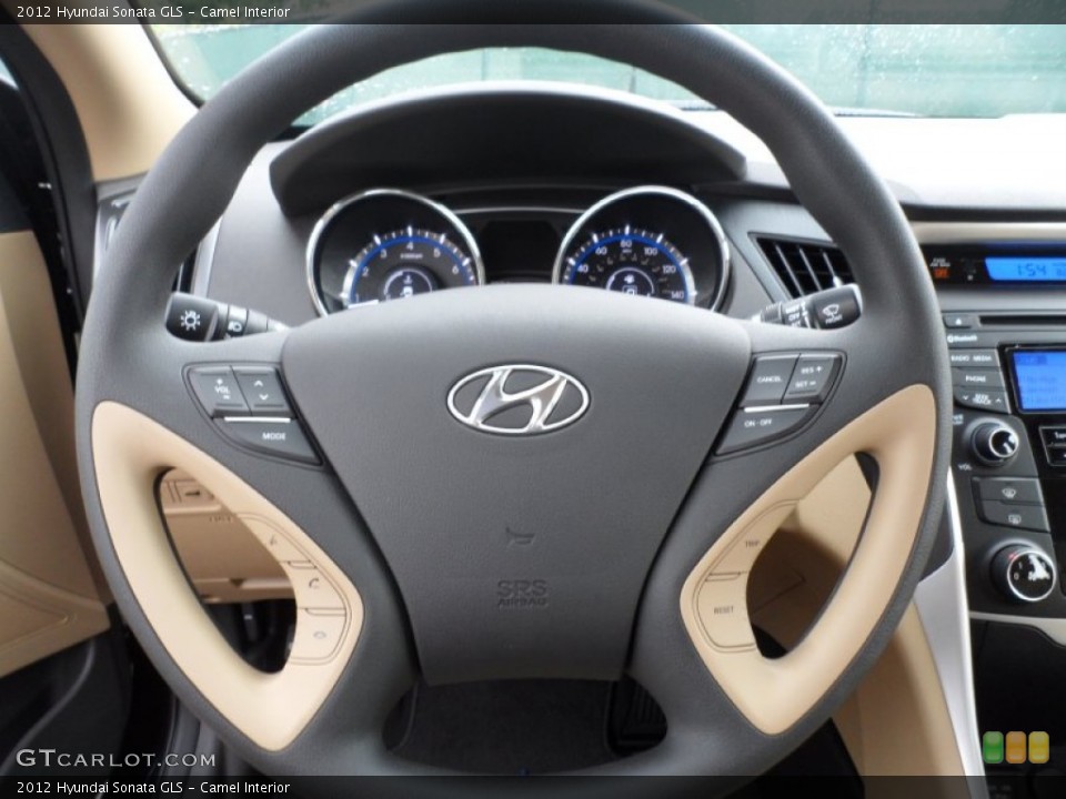 Camel Interior Steering Wheel for the 2012 Hyundai Sonata GLS #52242058