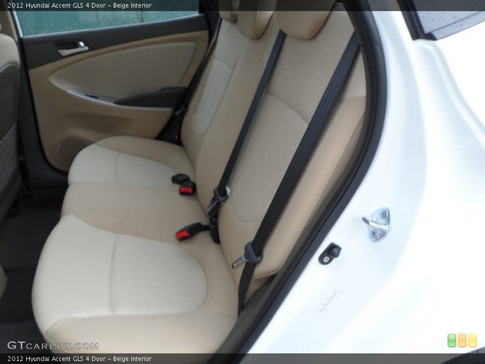 Beige Interior Photo for the 2012 Hyundai Accent GLS 4 Door #52242304