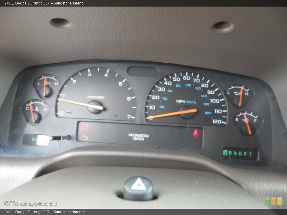 Sandstone Interior Gauges for the 2001 Dodge Durango SLT #52244524