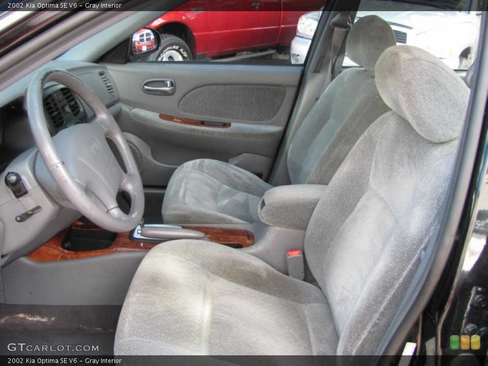 Gray Interior Photo for the 2002 Kia Optima SE V6 #52246030